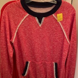 Red sweatshirt